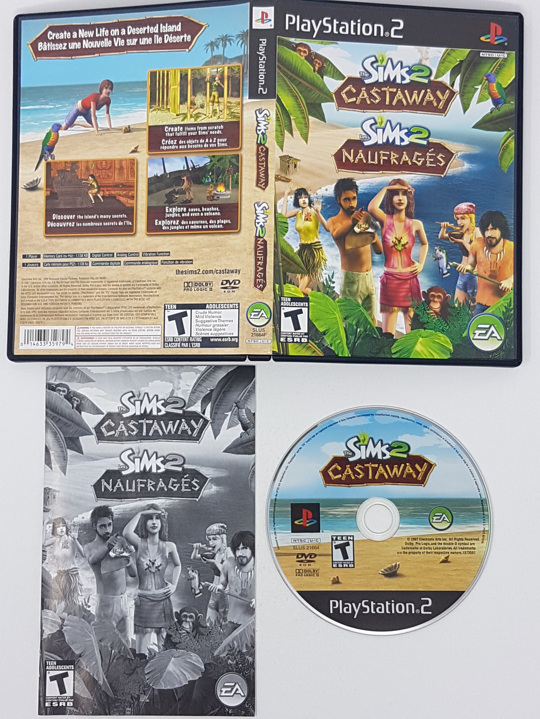 The Sims 2 - Castaway - Sony Playstation 2 | PS2