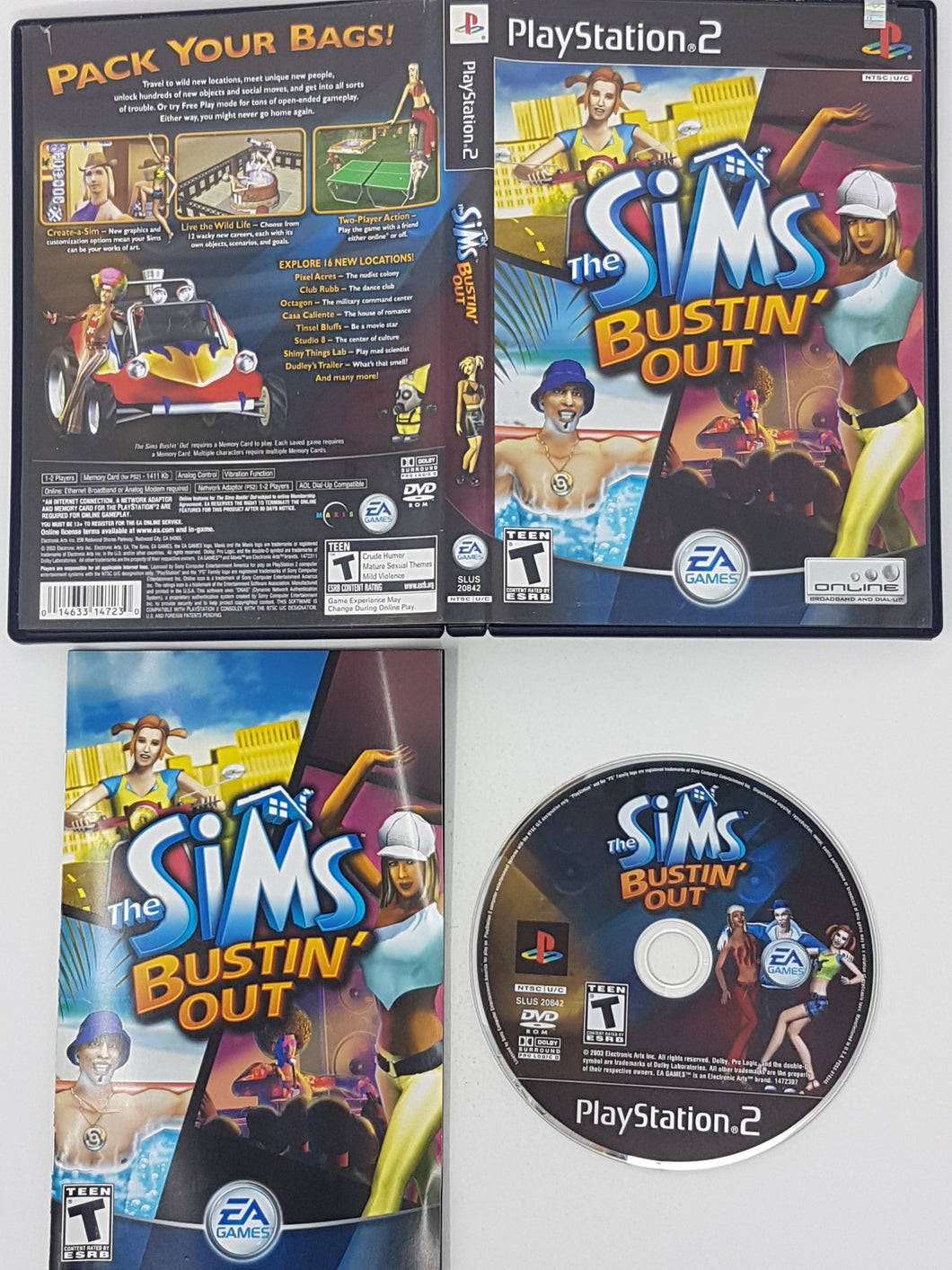 The Sims Bustin Out - Sony Playstation 2 | PS2