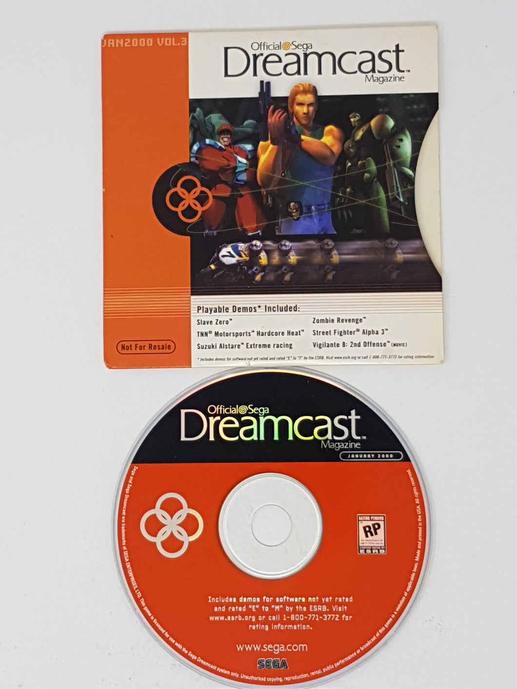 Demo Jan 2000 Vol.3 [cb] - Sega Dreamcast