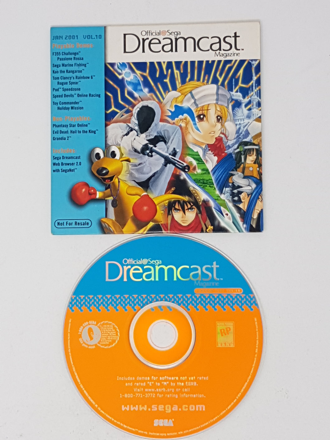 Demo Jan 2001 Vol.10 [cb] - Sega Dreamcast