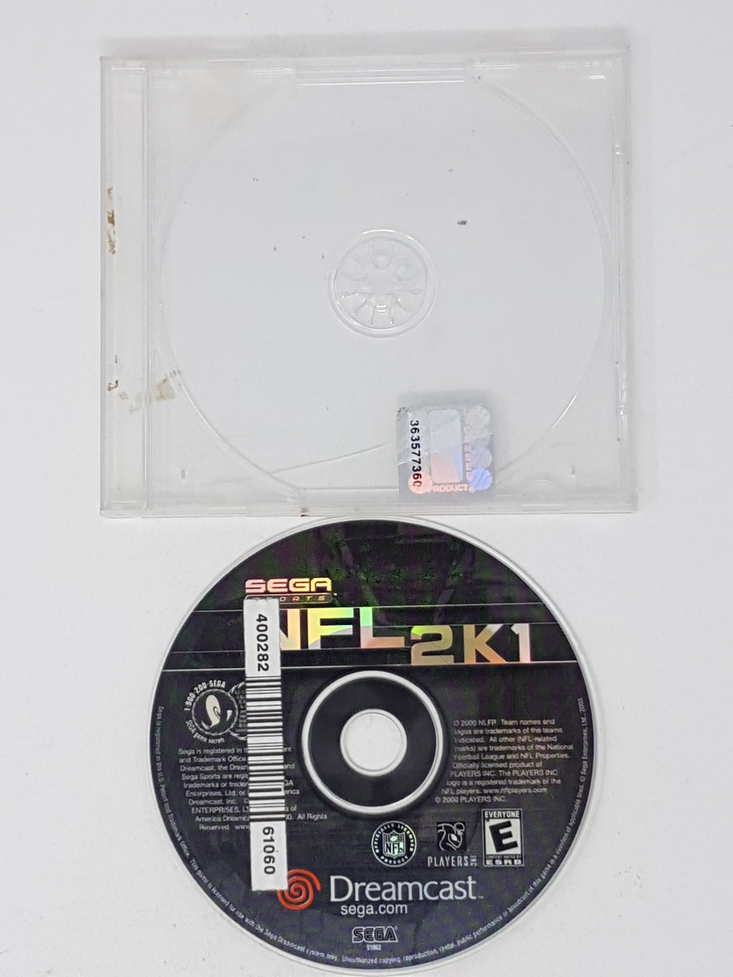 NFL 2K1 [loose] - Sega Dreamcast