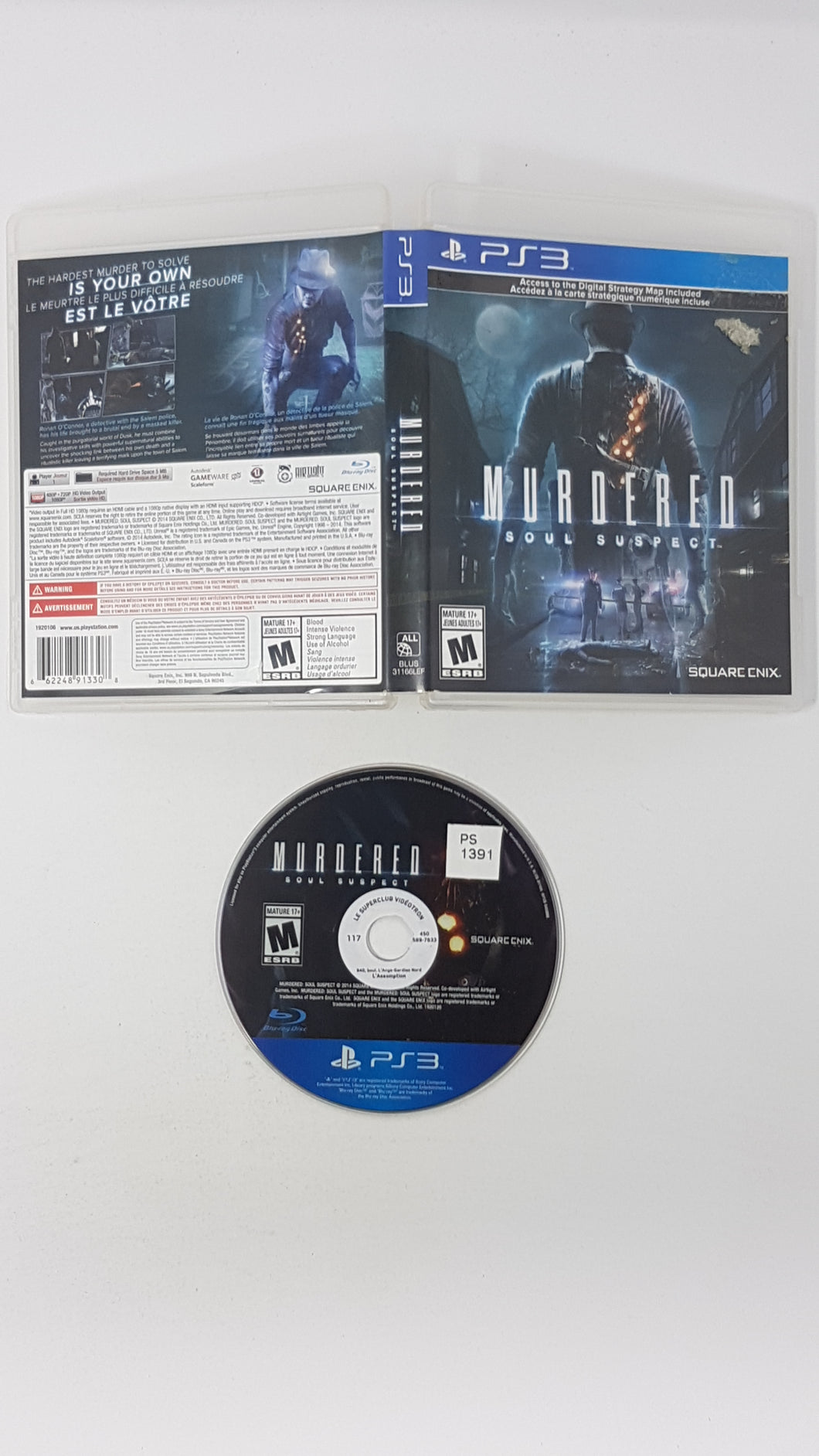 Murdered - Soul Suspect [cb] - Sony Playstation 3 | PS3