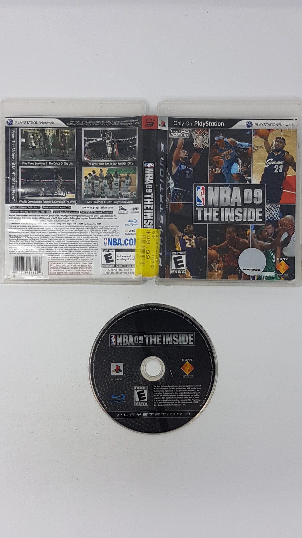 NBA 09 The Inside [cb] - Sony Playstation 3 | PS3