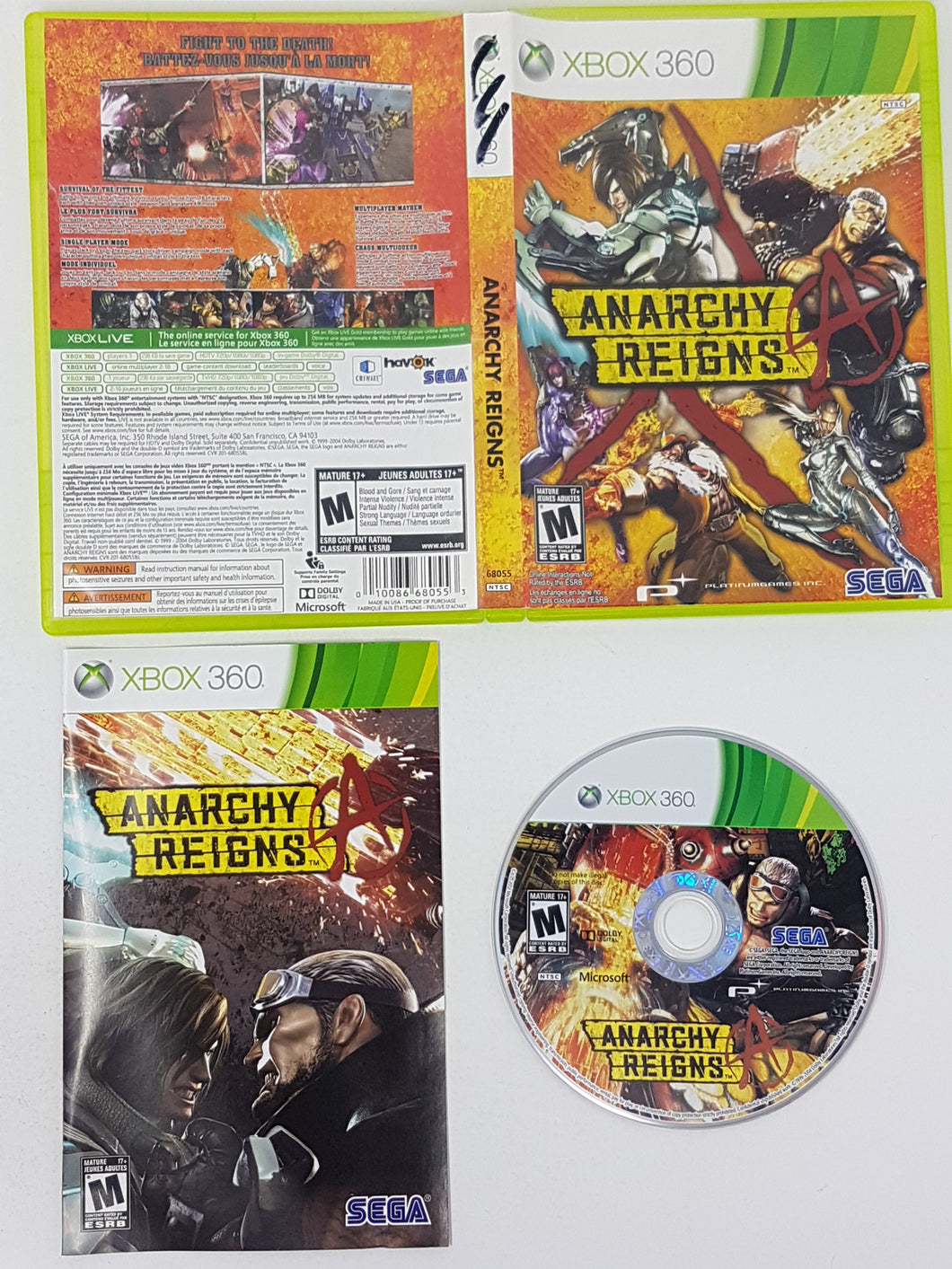 Anarchy Reigns [cib] - Microsoft Xbox 360