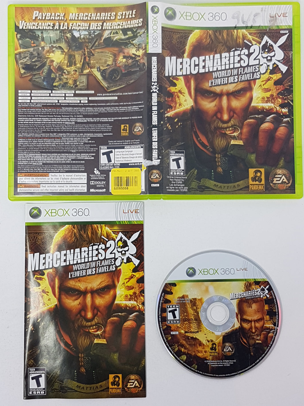 Mercenaries 2 World in Flames [cib] - Microsoft Xbox 360