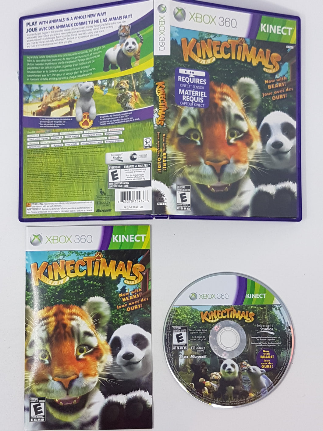 Kinectimals - Now with Bears [cib] - Microsoft Xbox 360