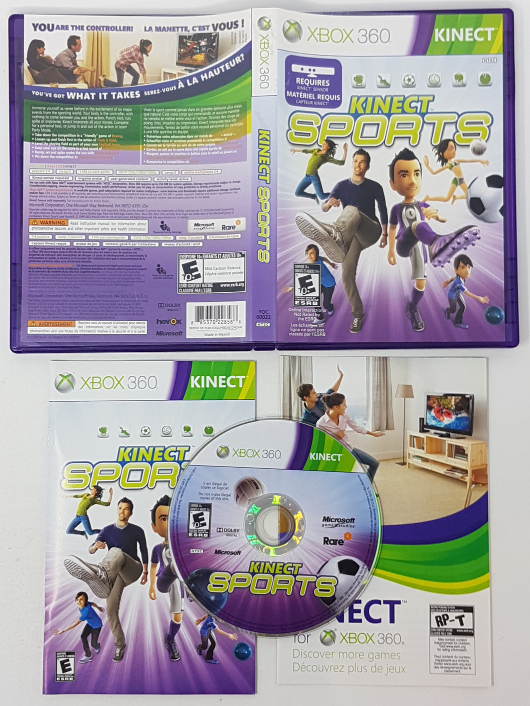 Kinect Sports [cib] - Microsoft Xbox 360