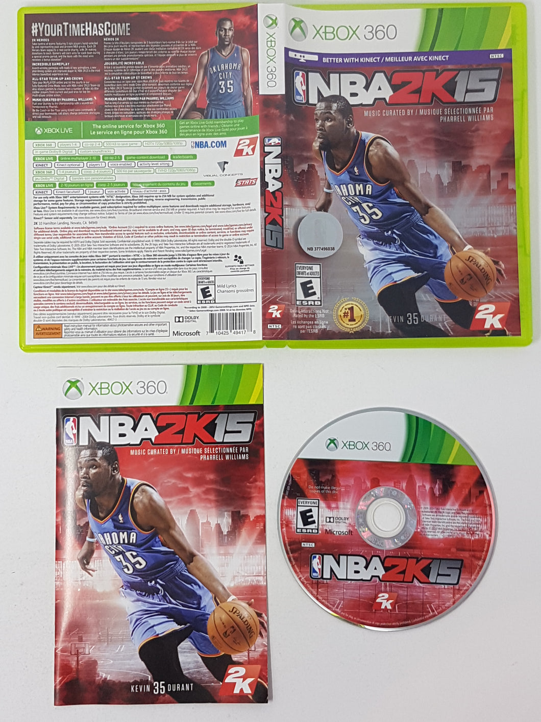 NBA 2K15 [cib] - Microsoft Xbox 360