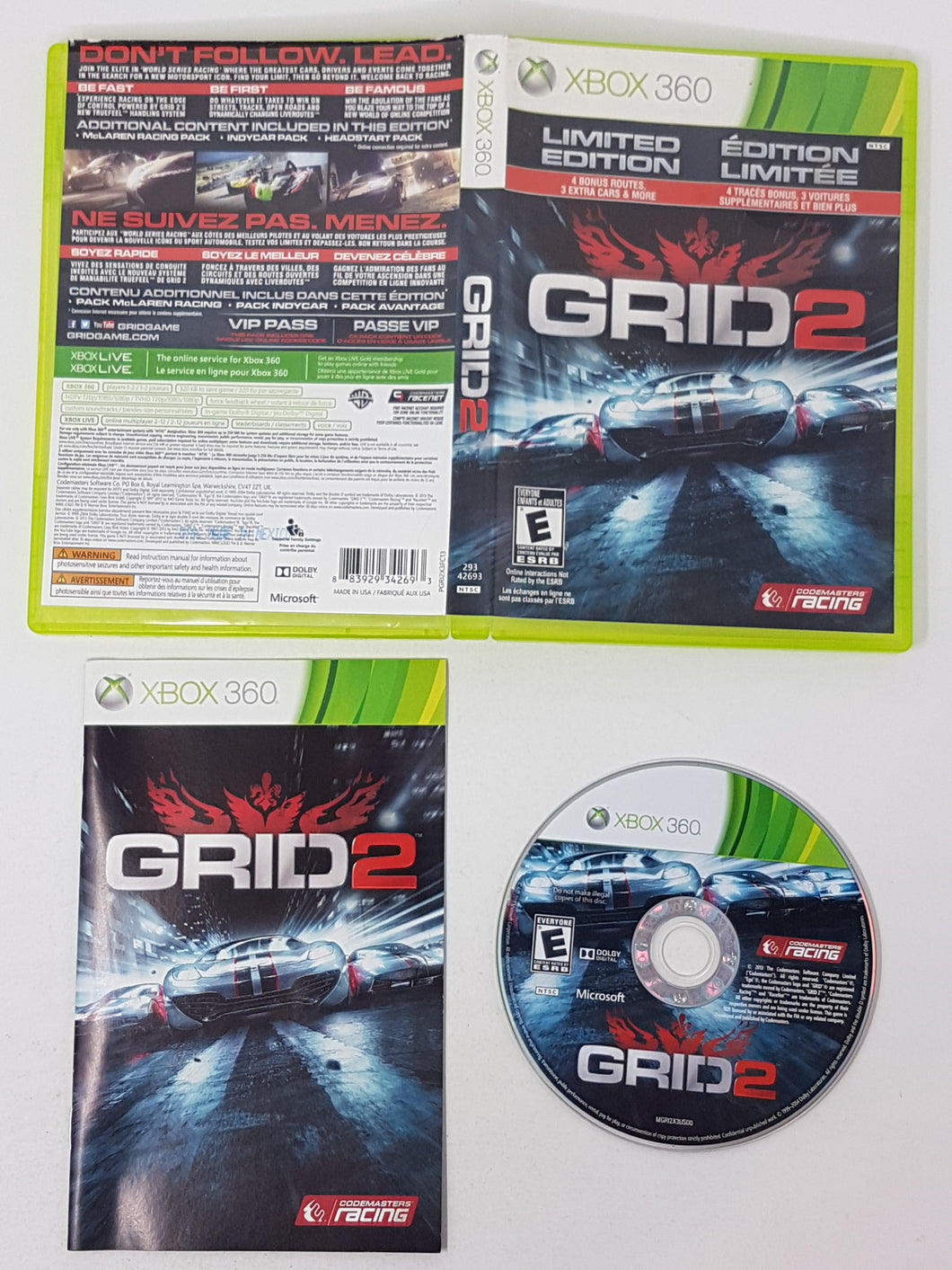 Grid 2 [Limited Edition] - Microsoft Xbox 360