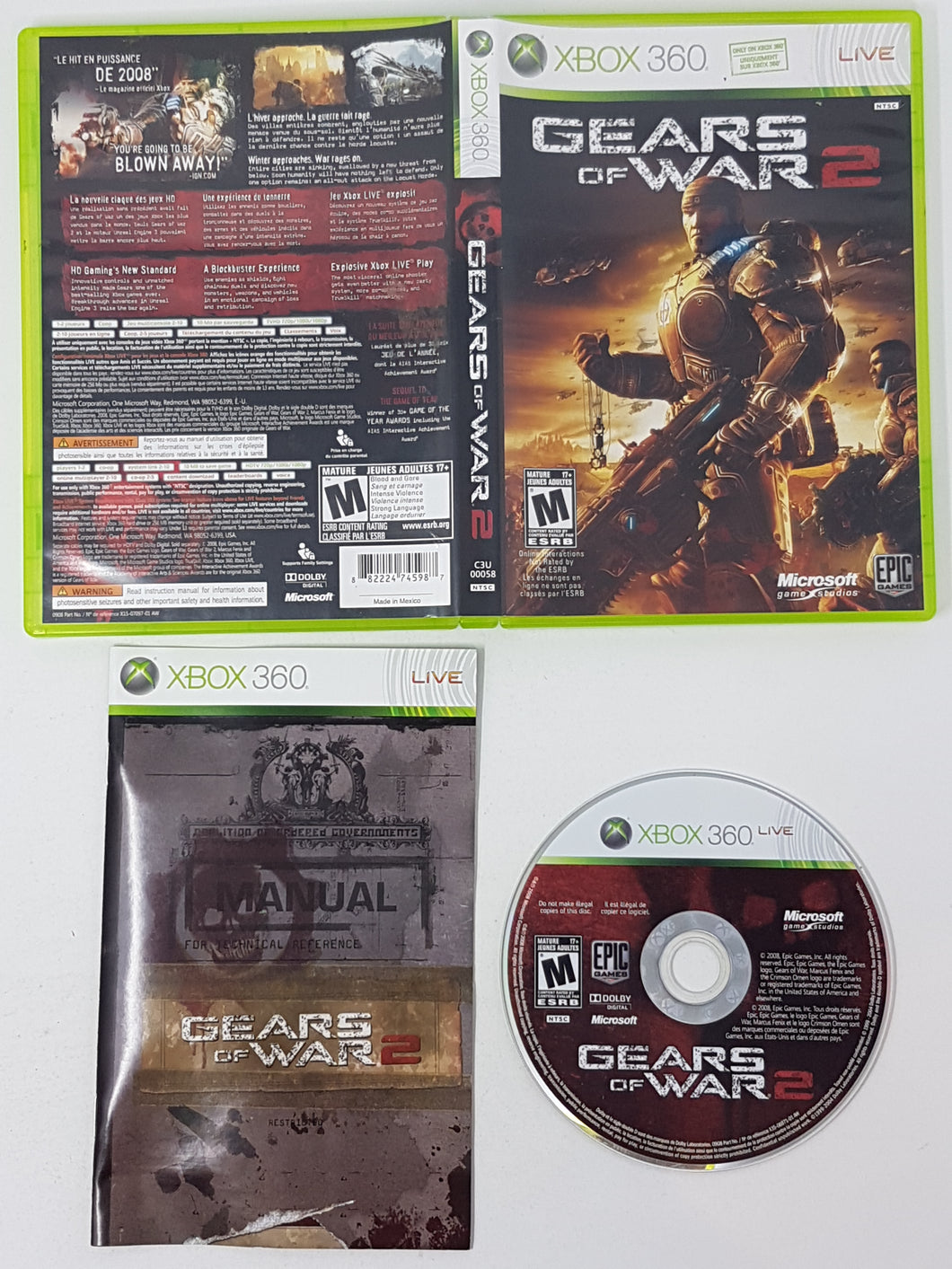 Gears of war 2 - microsoft xbox 360