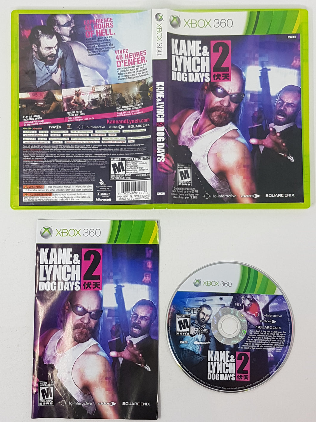 Kane & Lynch 2 - Dog Days - Microsoft Xbox 360