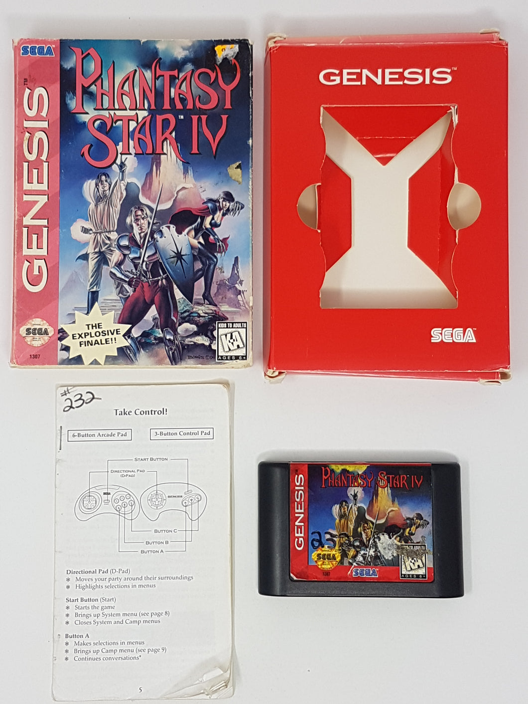 Genesis - Phantasy Star IV [Cardboard Box] [cib]