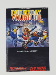 Doomsday Warrior [manual] - Super Nintendo | SNES