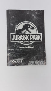Jurassic Park [manual] - Super Nintendo | SNES
