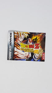 Dragon Ball Z Legacy of Goku II [manual] - Nintendo GameBoyAdvance