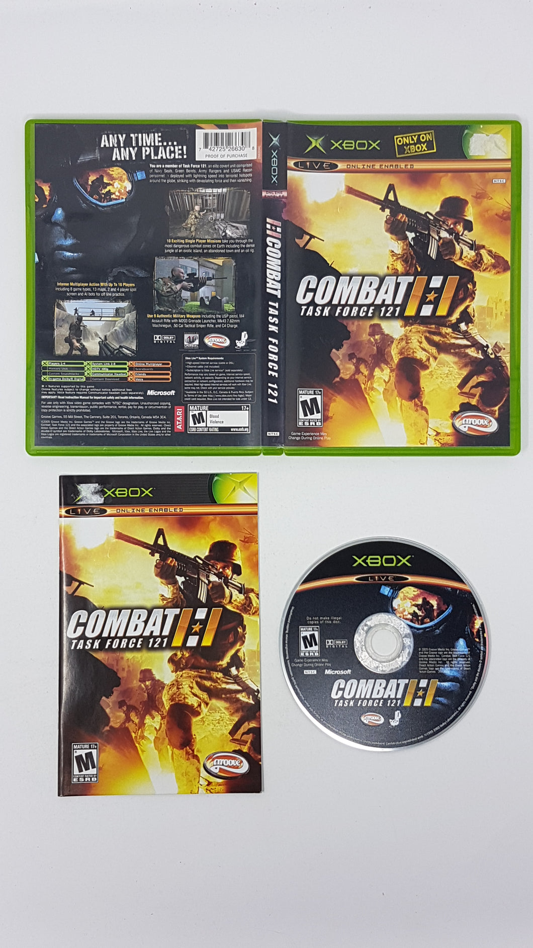 Combat Task Force 121 - Microsoft Xbox