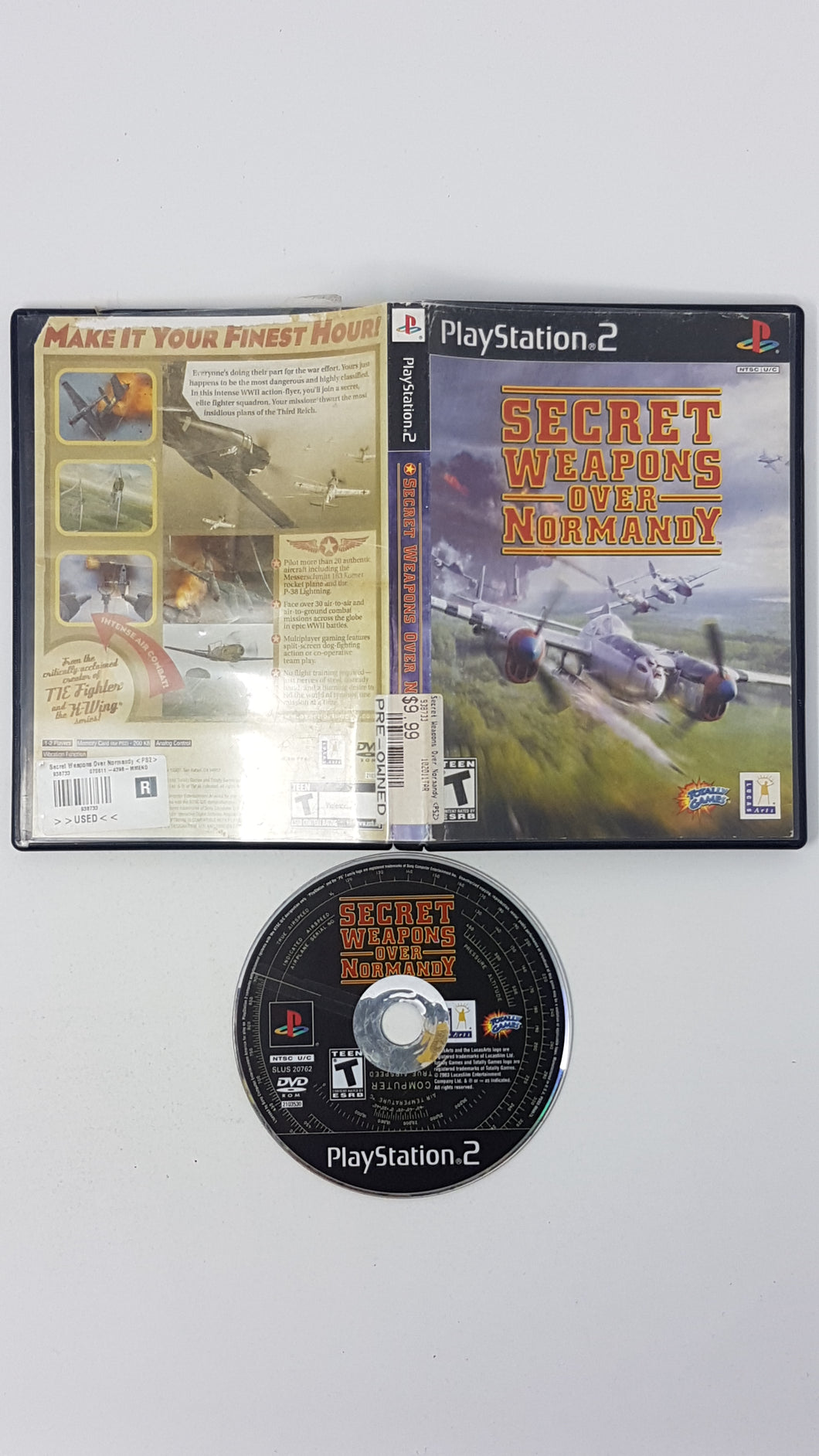 Secret Weapons Over Normandy - Sony Playstation 2 | PS2