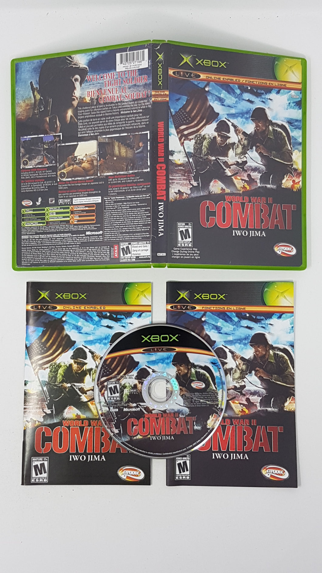 World War II Combat Iwo Jima [cib] - Microsoft Xbox