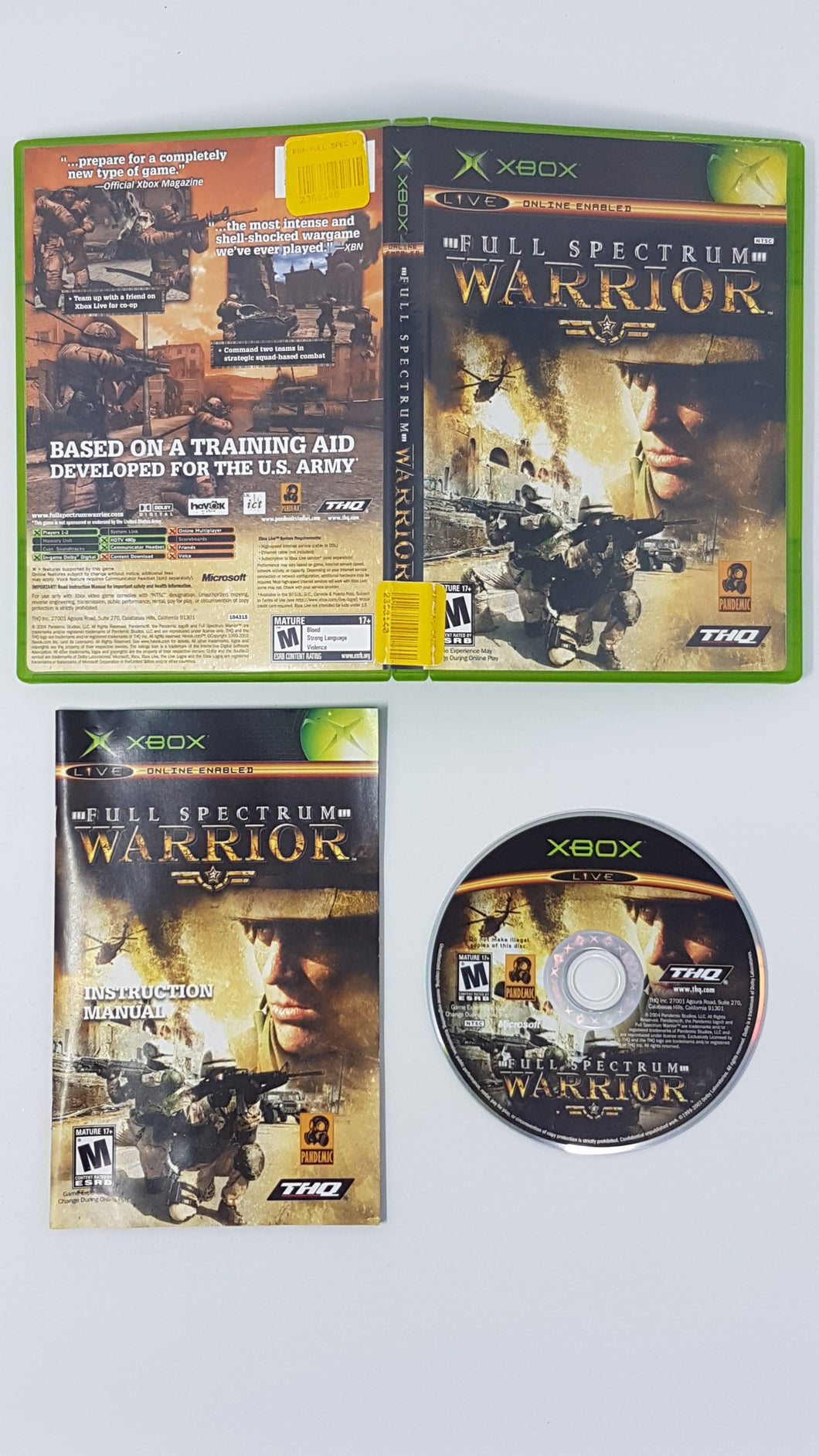 Full Spectrum Warrior - Microsoft Xbox