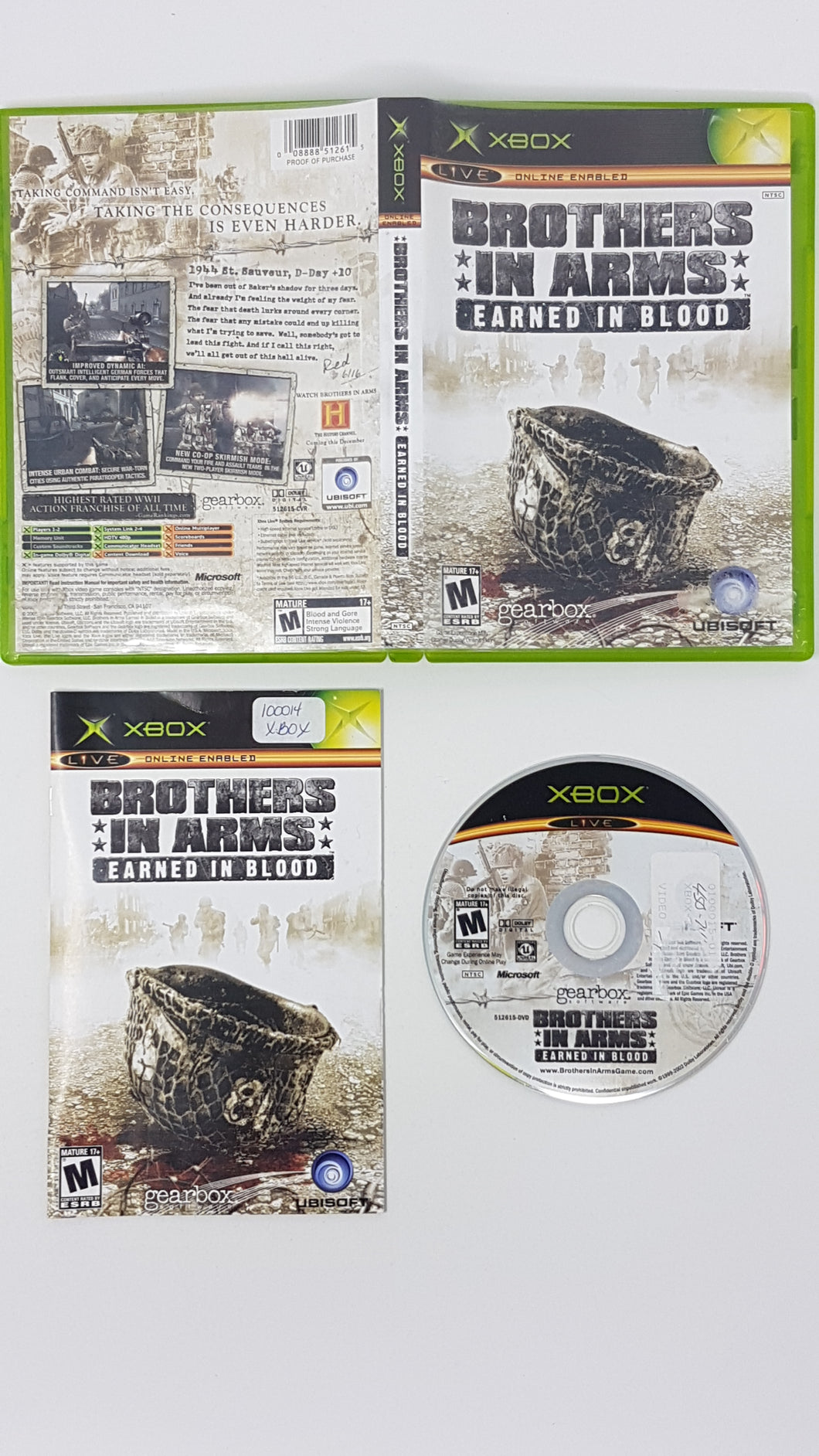 Brothers in Arms Earned in Blood - Microsoft Xbox