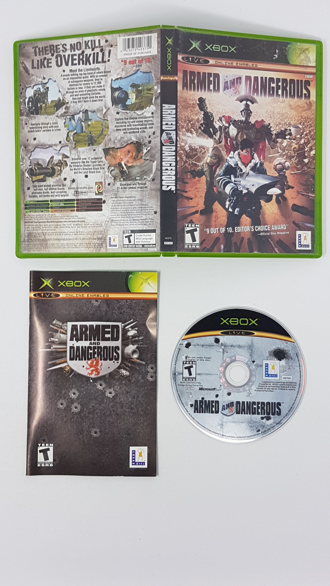 Armed and Dangerous - Microsoft Xbox