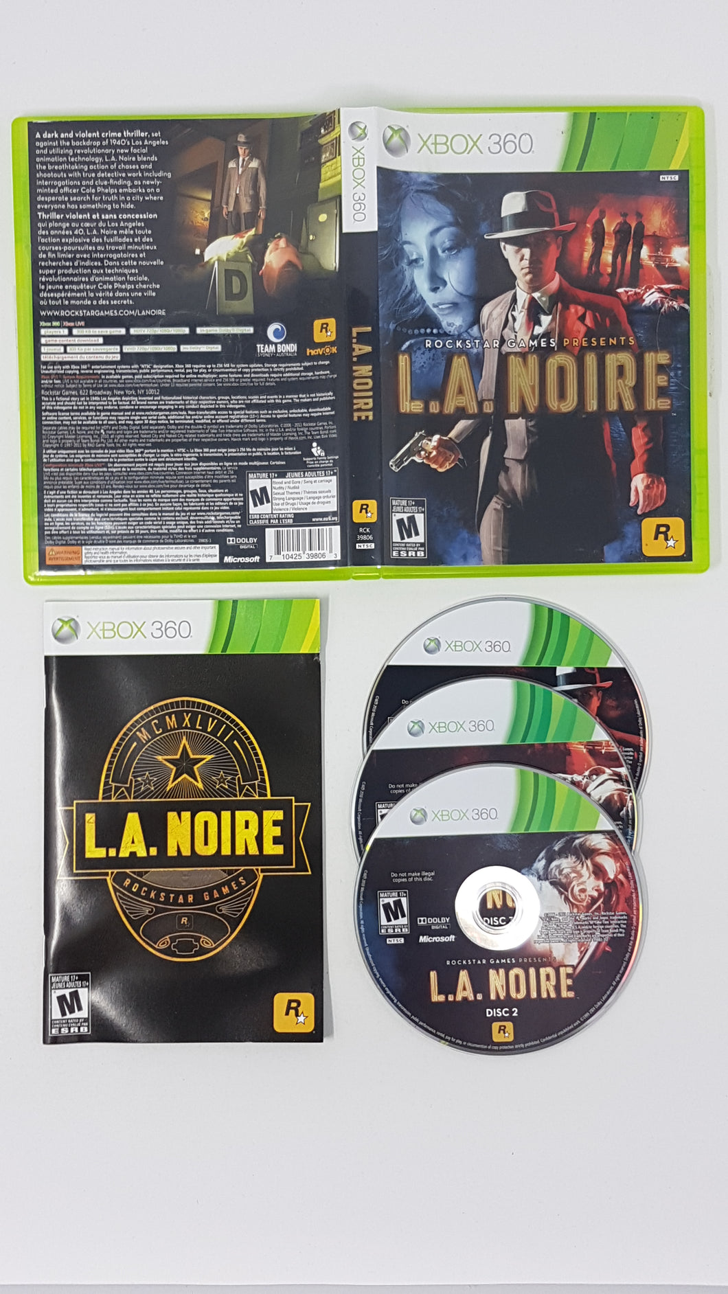 L.A. Noire [cib] - Microsoft Xbox 360