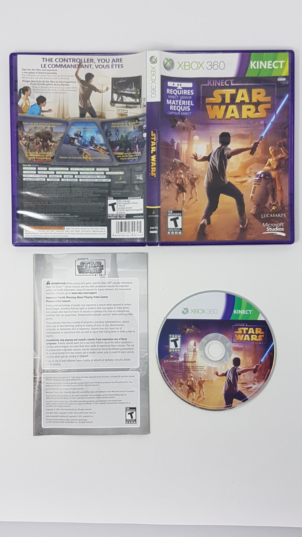 Kinect Star Wars [cib] - Microsoft Xbox 360
