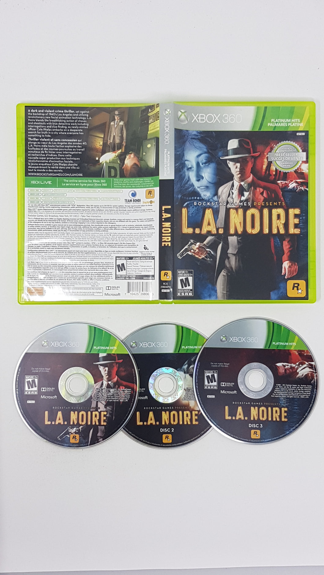 L.A. Noire [Platinum Hits] [cb] - Microsoft Xbox 360