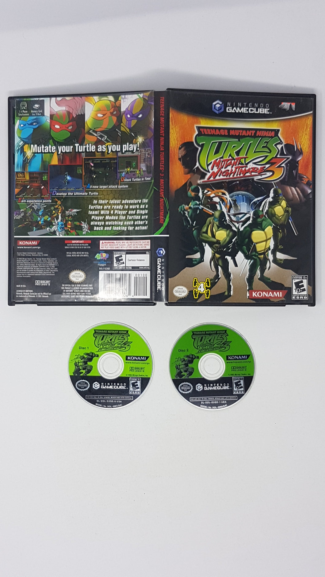 Teenage Mutant Ninja Turtles 3 Mutant Nightmare - Nintendo GameCube