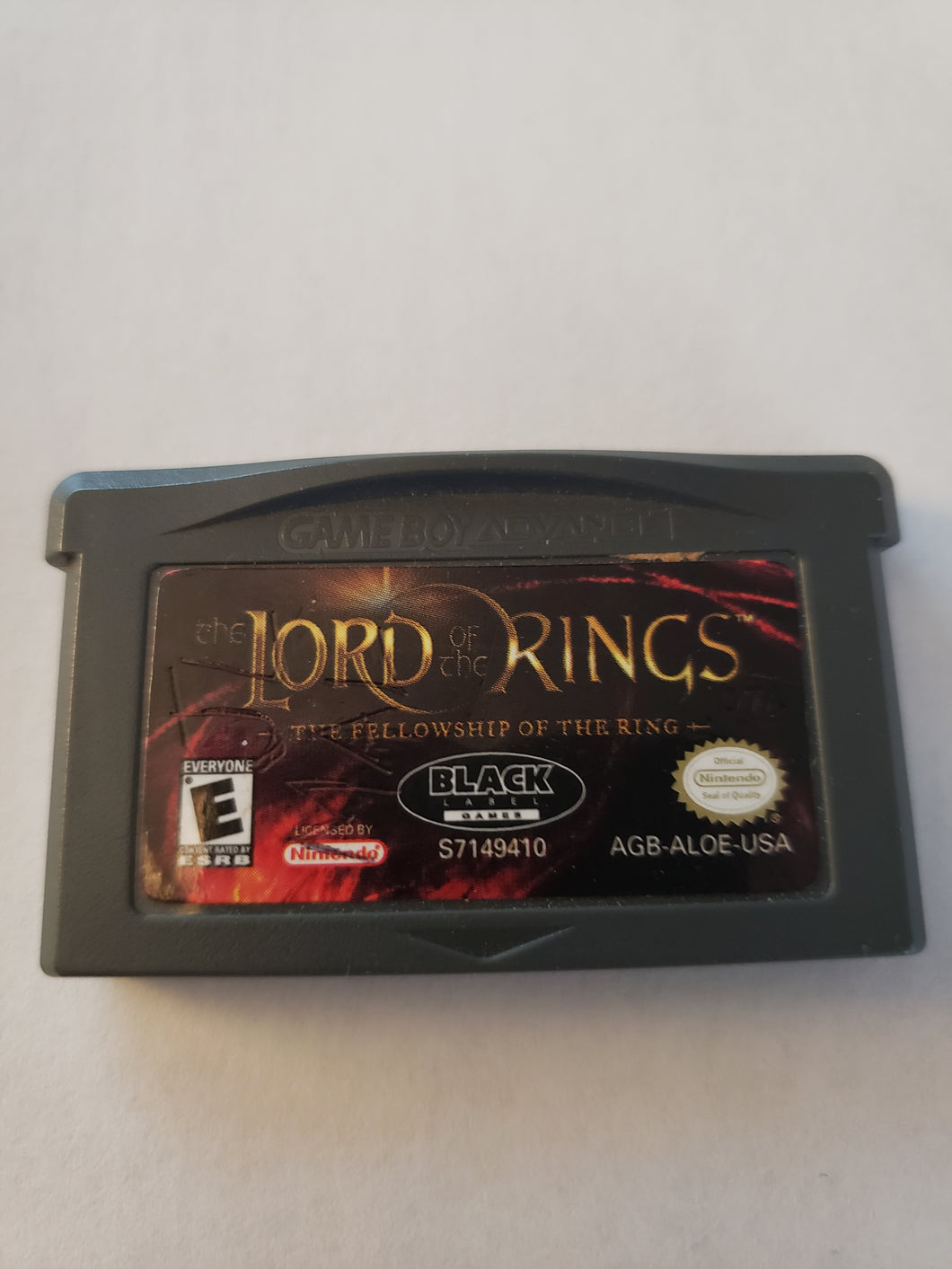 Lord of the Rings Fellowship of the Ring - Nintendo GameBoyAdvance