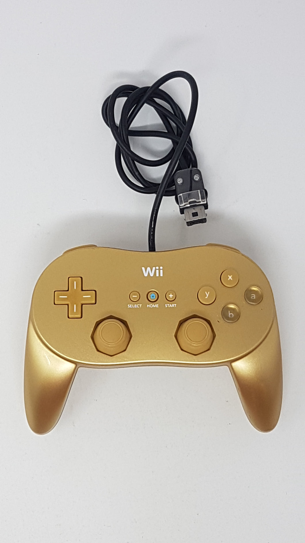 Gold Wii Classic Pro Controller - Nintendo Wii