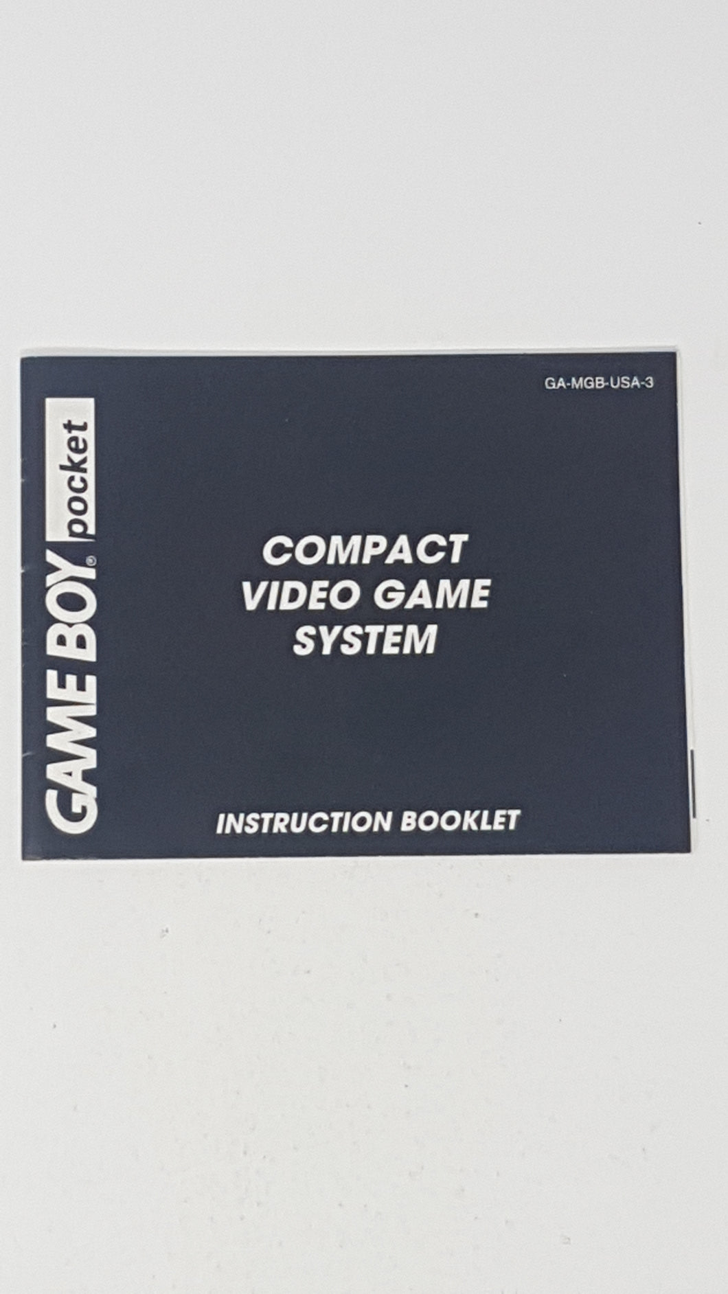 Compact Video Game System Booklet Pocket - Nintendo GameBoy