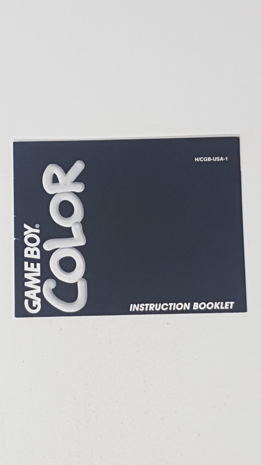 Instruction Booklet - Nintendo GameBoyColor