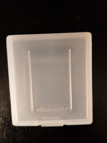 Original Hard Cartridge Dust Cover Clear Case - Nintendo Game boy
