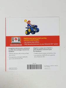 Club Nintendo Mario Kart 7 [Insert] - Nintendo 3DS