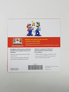 Club Nintendo Mario & Luigi Dream Team [Insertion] - Nintendo 3DS