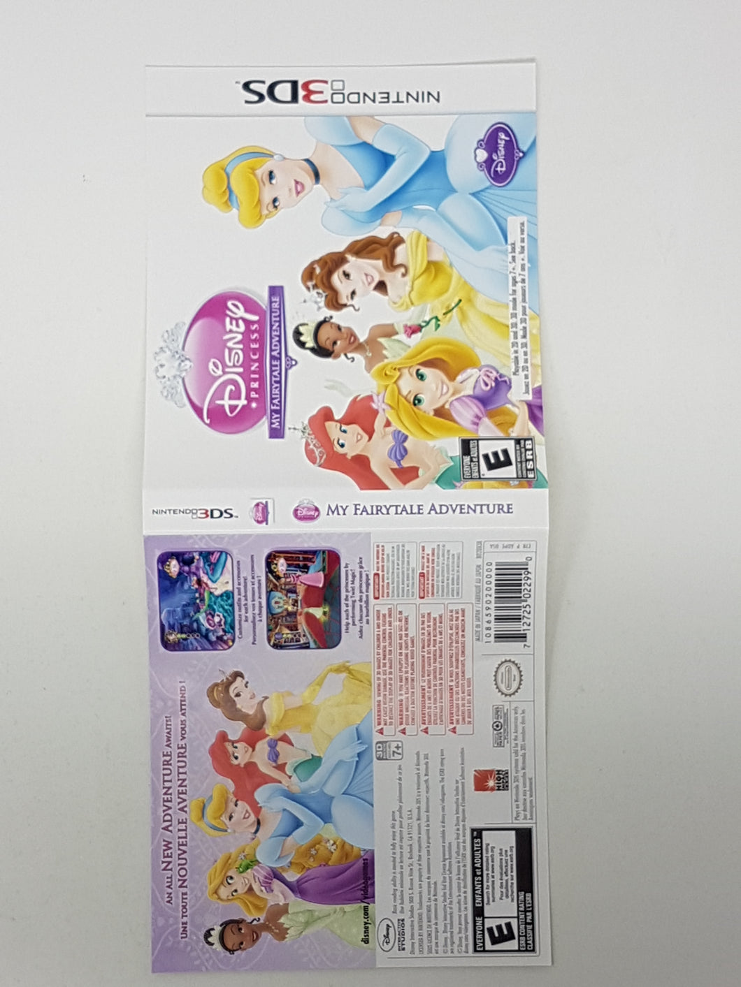 Disney Princess - My Fairytale Adventure [Couverture] - Nintendo 3DS
