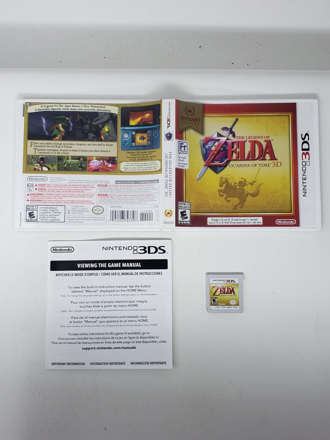 Zelda Ocarina of Time 3D [Nintendo Selects] - Nintendo 3DS