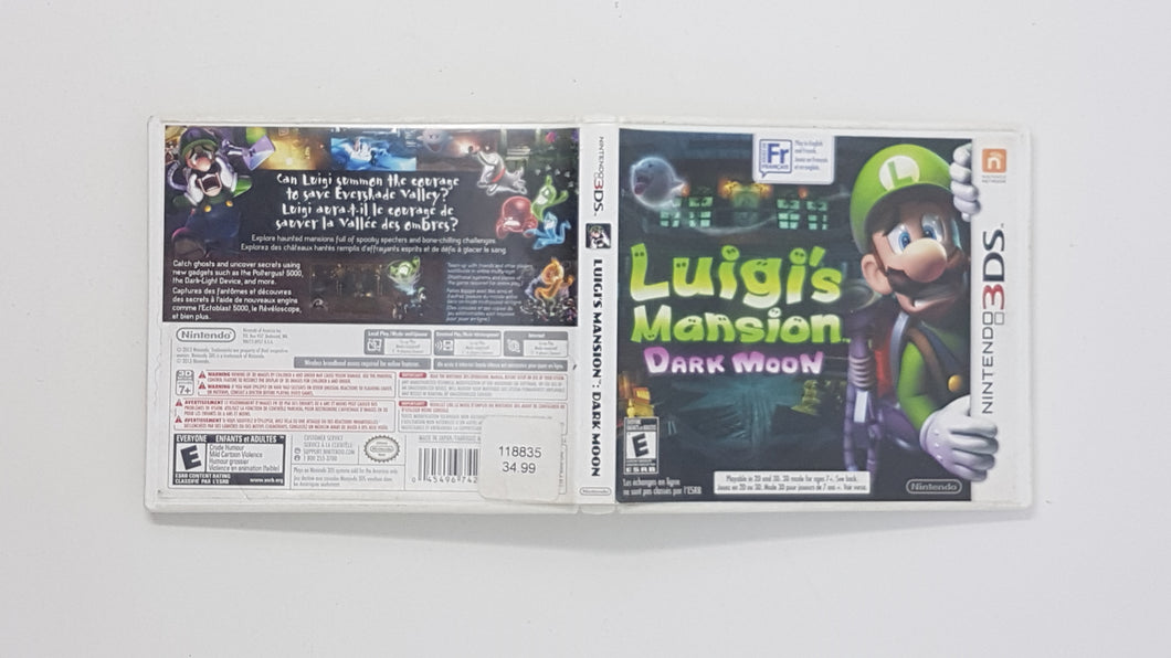 Luigi's Mansion - Dark Moon [box] - Nintendo 3DS