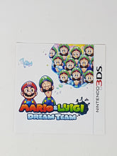 Load image into Gallery viewer, Mario and Luigi - Dream Team [manual] - Nintendo 3DS
