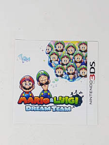 Mario and Luigi - Dream Team [manual] - Nintendo 3DS