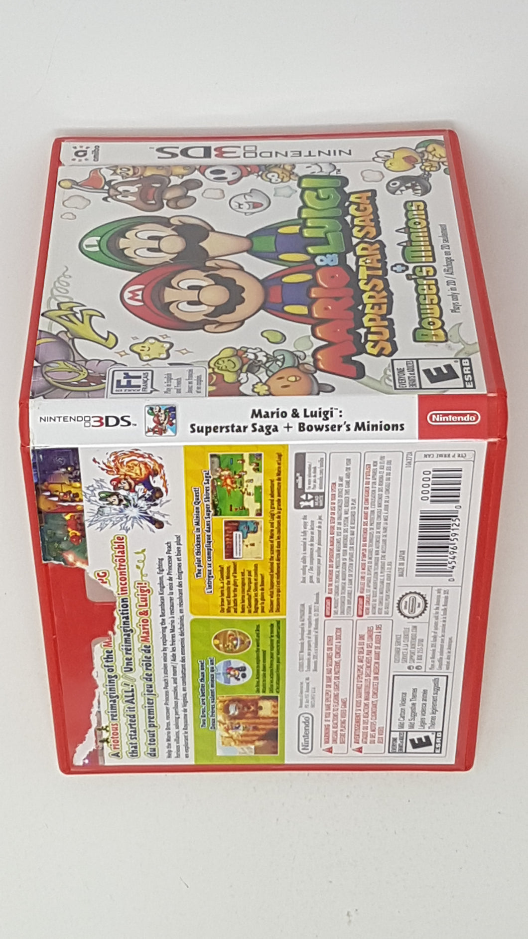 Mario & Luigi - Superstar Saga + Bowser's Minions [box] - Nintendo 3DS