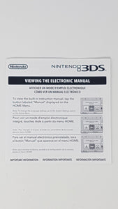 Viewing The Electronic Manual [Insert] Trilingual - Nintendo 3DS