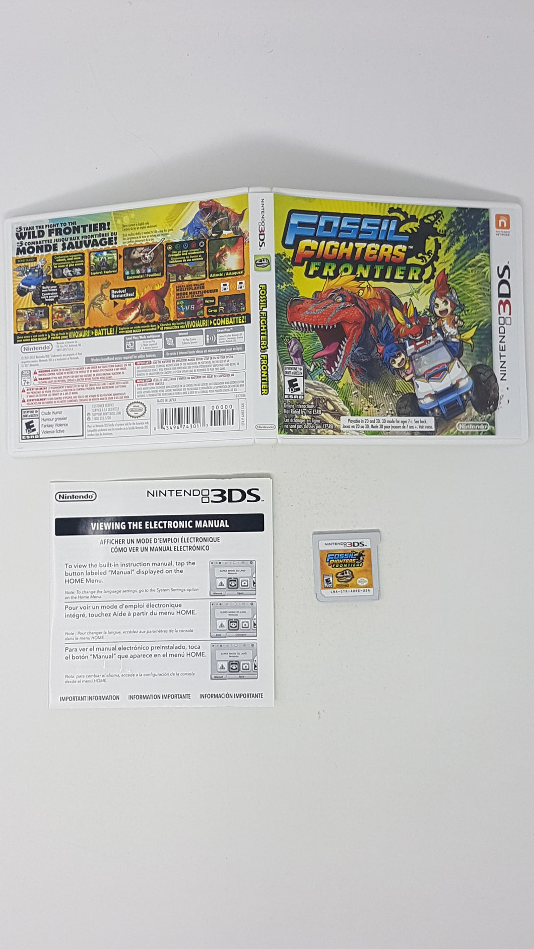 Fossil Fighters - Frontier - Nintendo 3DS