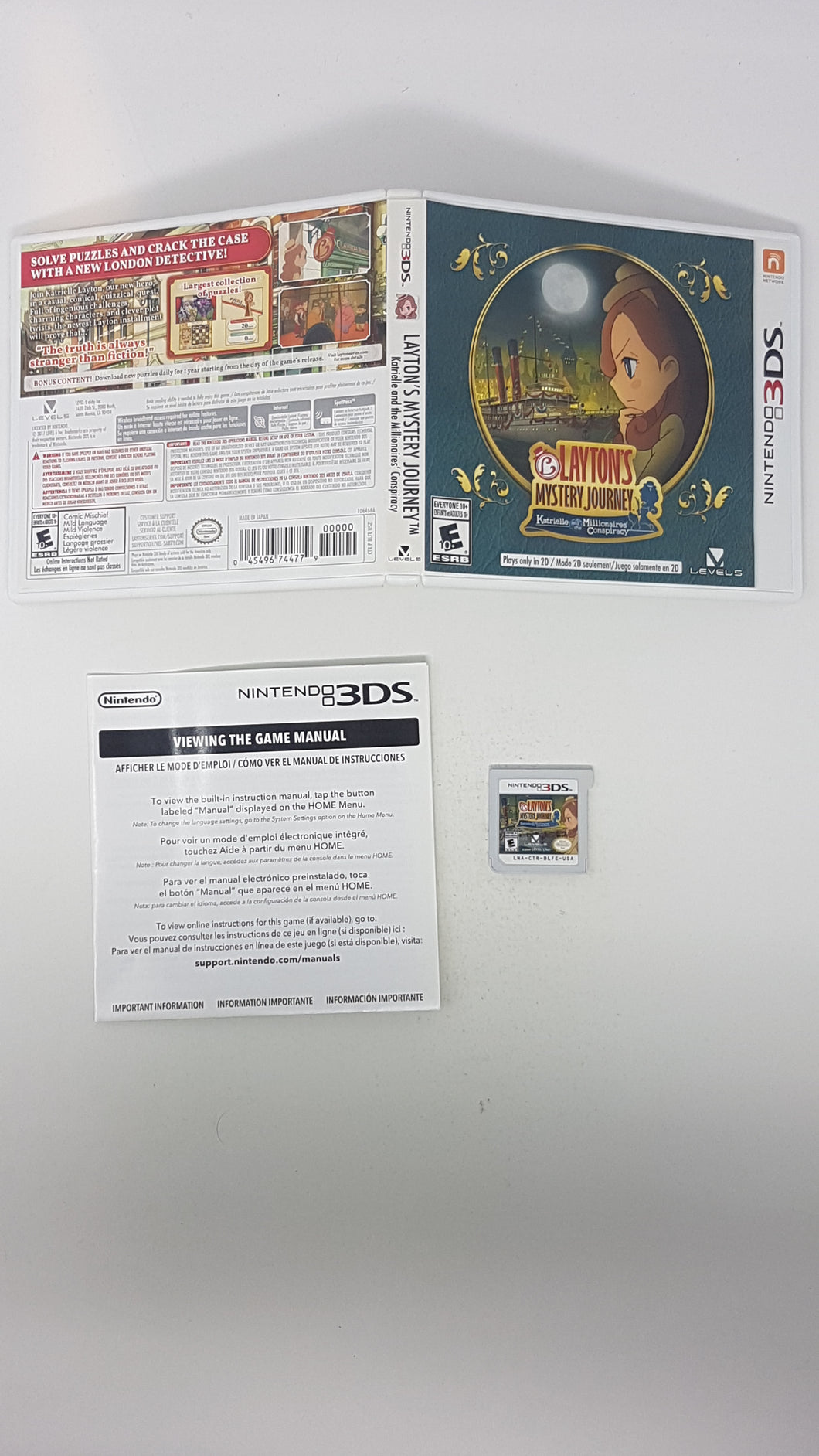 Layton's Mystery Journey - Katrielle and the Millionaires' Conspiracy - Nintendo 3DS