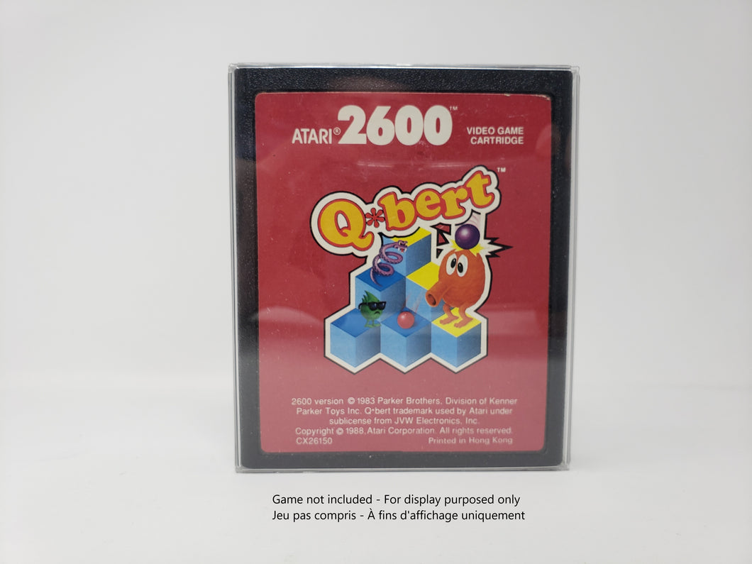 PROTECTEUR DE BOÎTE POUR CARTOUCHE ATARI 2600 BOÎTIER EN PLASTIQUE TRANSPARENT