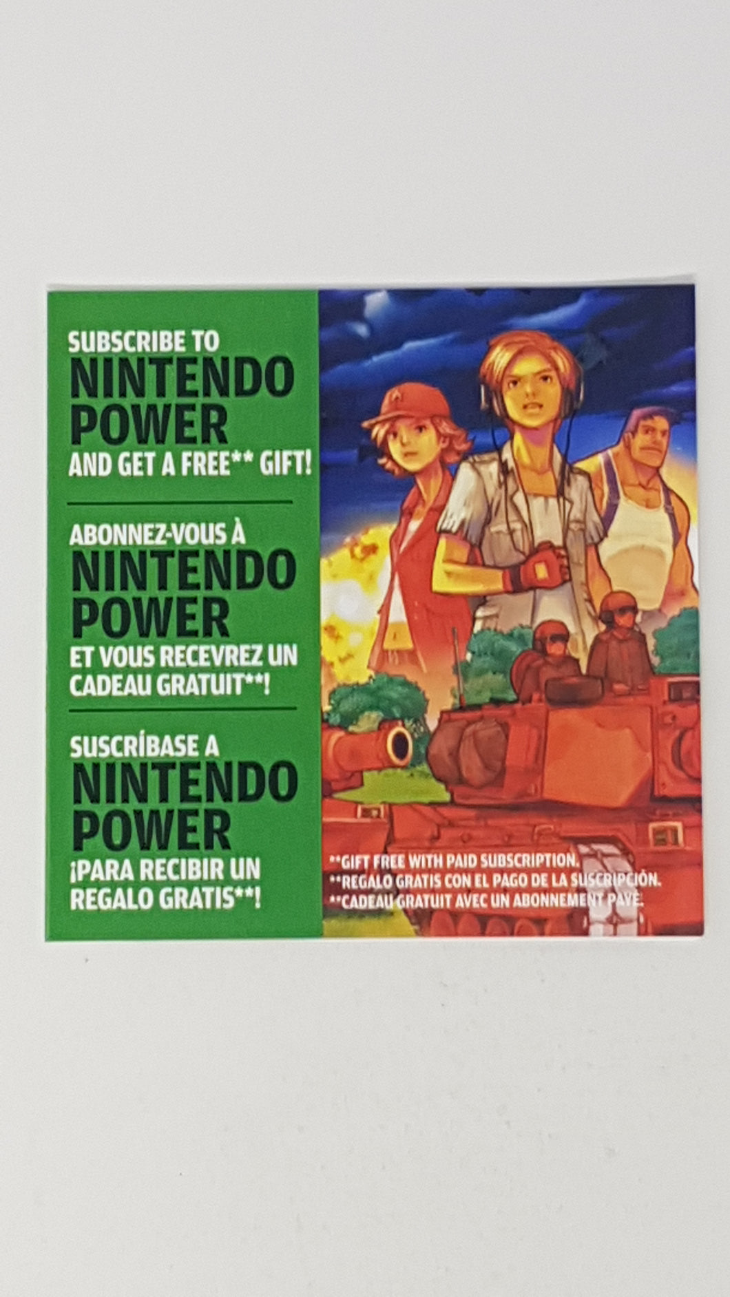 Advance Wars Dual Strike Nintendo Power Subscription [Insert] - Nintendo DS