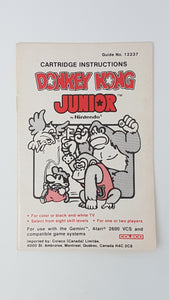Donkey Kong Junior [Coleco] [manuel] - Atari 2600
