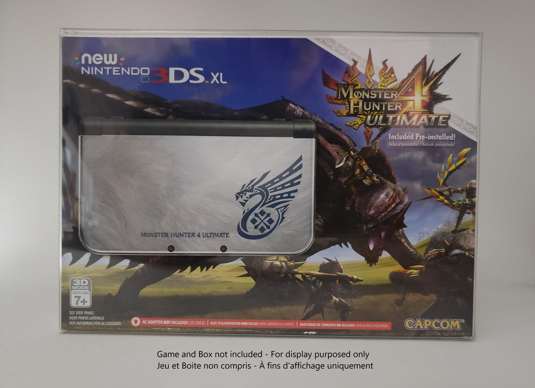 BOX PROTECTOR FOR NEW NINTENDO 3DS XL CONSOLE CLEAR PLASTIC CASE