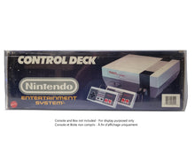 Charger l&#39;image dans la galerie, PROTECTEUR DE BOÎTE POUR NINTENDO NES CONSOLE CONTROL DECK OU CHALLENGE SET COFFRET EN PLASTIQUE TRANSPARENT
